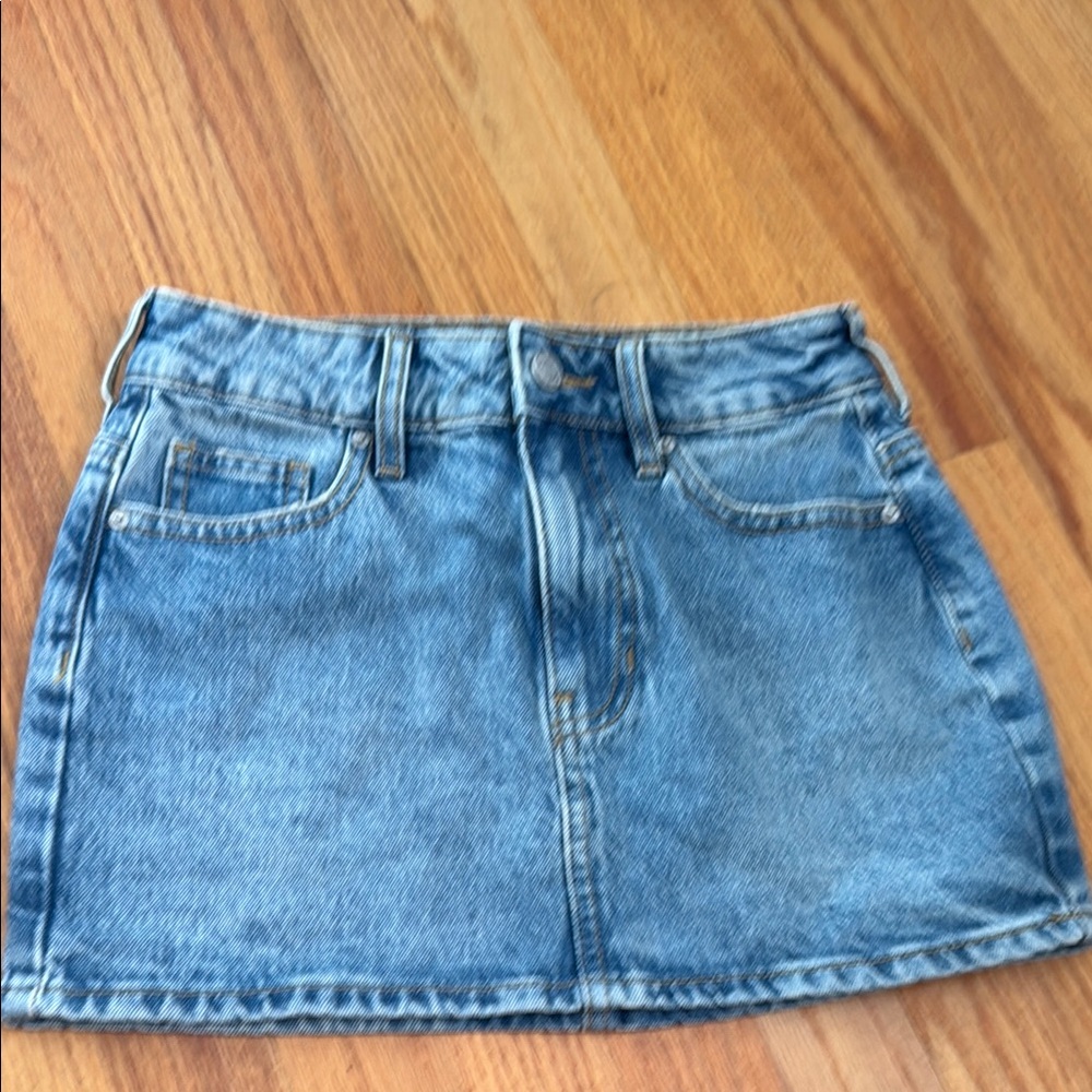 Denim Mini Skirt